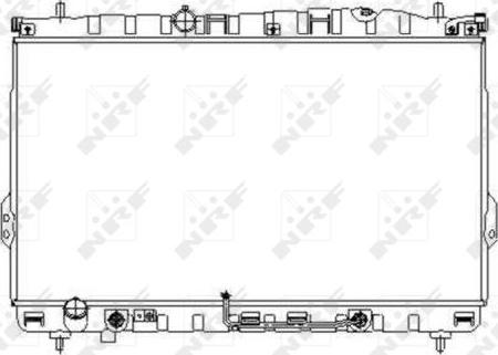 NRF 53354 - Радиатор, охлаждение двигателя parts5.com