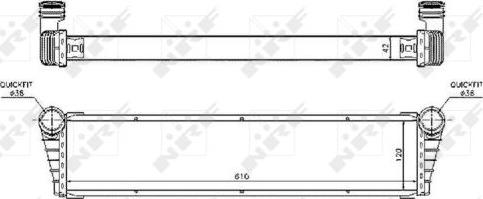 NRF 53799 - Radiateur, refroidissement du moteur parts5.com