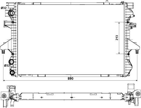 NRF 53796 - Radiator, racire motor parts5.com