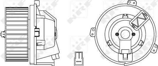 NRF 34168 - Utastér-ventilátor parts5.com