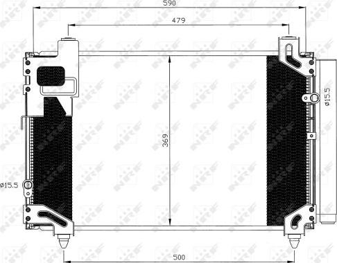 NRF 35596 - Condensador, aire acondicionado parts5.com