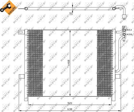 NRF 35589 - Condensador, aire acondicionado parts5.com