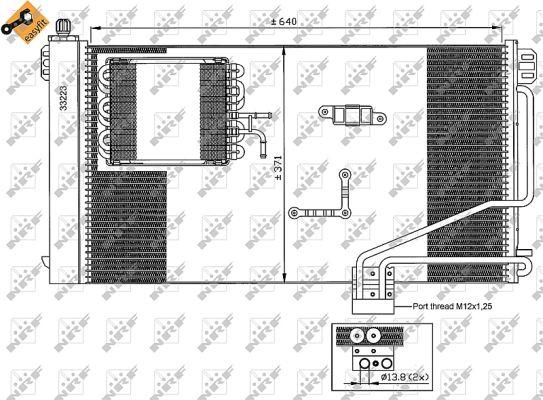 NRF 35536 - Condensador, aire acondicionado parts5.com