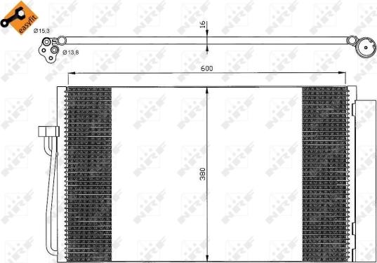 NRF 35538 - Condensador, aire acondicionado parts5.com