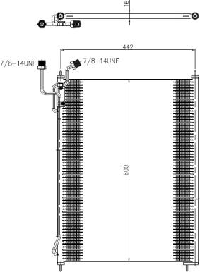 NRF 350503 - Condensador, aire acondicionado parts5.com