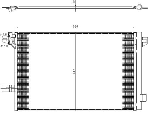 NRF 350369 - Condensator, climatizare parts5.com