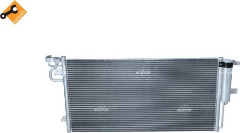 NRF 350363 - Condenser, air conditioning parts5.com