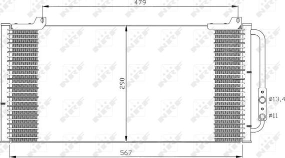 NRF 35346 - Condensador, aire acondicionado parts5.com