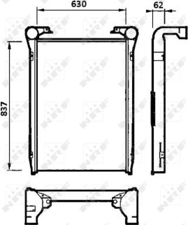 NRF 30222 - Chladič plniaceho vzduchu parts5.com