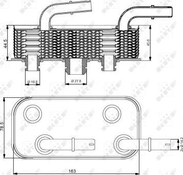 NRF 31190 - Radiador de aceite, transmisión automática parts5.com