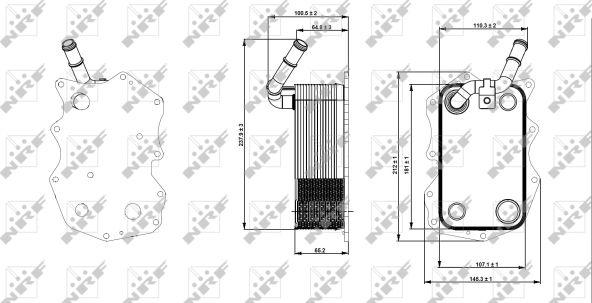 NRF 31271 - Radiador de aceite, aceite motor parts5.com