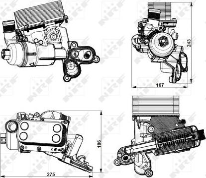 NRF 31751 - Locas filtru ulei parts5.com