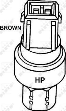 NRF 38913 - Comutator presiune, aer conditionat parts5.com