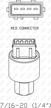 NRF 38936 - Przełącznik ciśnieniowy, klimatyzacja parts5.com