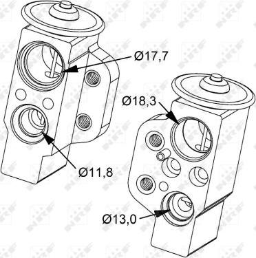 NRF 38476 - Supapa expansiune, clima parts5.com