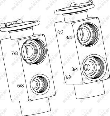 NRF 38392 - Ekspanzijski ventil, klima-uređaj parts5.com