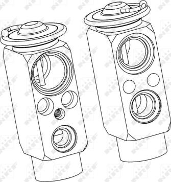 NRF 38401 - Válvula de expansión, aire acondicionado parts5.com