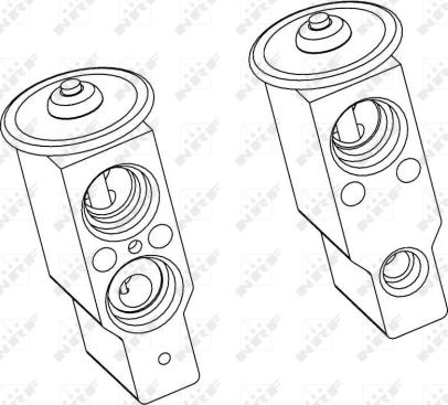 NRF 38364 - Expansion Valve, air conditioning parts5.com