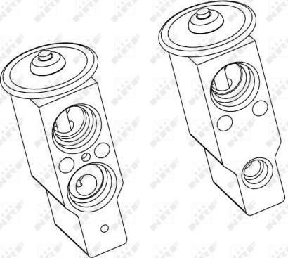 NRF 38360 - Expansion Valve, air conditioning parts5.com