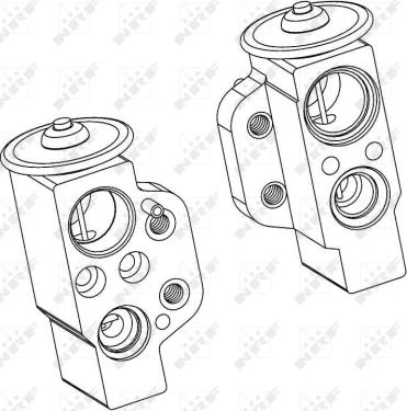 NRF 38368 - Zawór rozprężny, klimatyzacja parts5.com