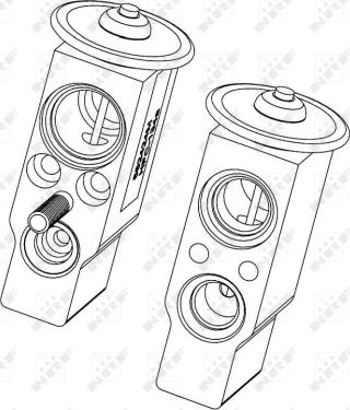 NRF 38372 - Расширительный клапан, кондиционер parts5.com