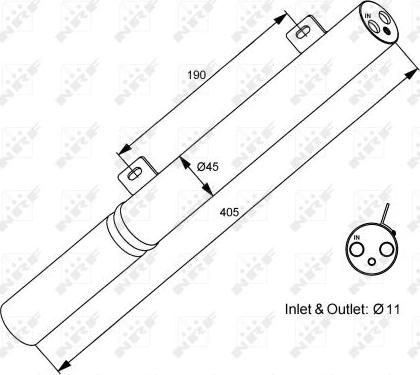 NRF 33196 - Dryer, air conditioning parts5.com