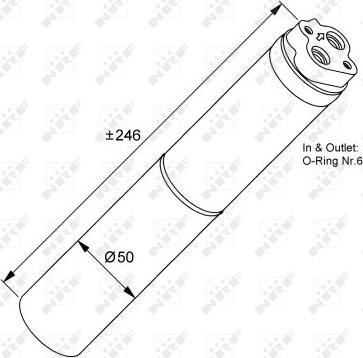 NRF 33133 - Kuivain, ilmastointilaite parts5.com