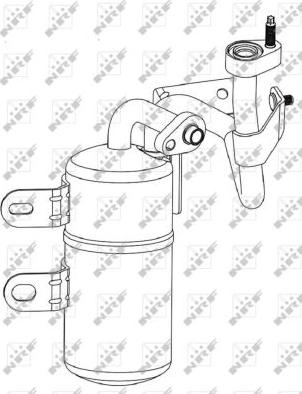 NRF 33307 - Filtre déshydratant, climatisation parts5.com