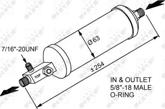 NRF 33332 - Uscator,aer conditionat parts5.com