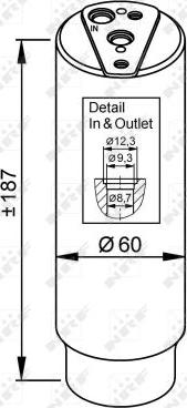 NRF 33327 - Sušač, klima-uređaj parts5.com