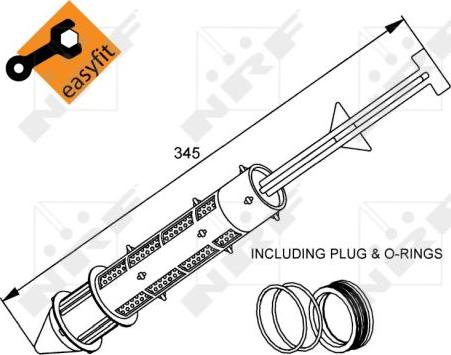 NRF 33299 - Uscator,aer conditionat parts5.com