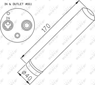 NRF 33285 - Kurutucu, klima sistemi parts5.com