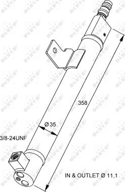 NRF 33281 - Kurutucu, klima sistemi parts5.com