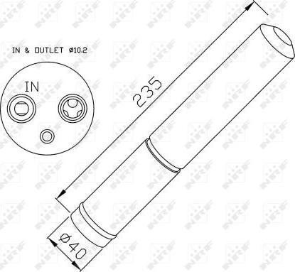 NRF 33225 - Sušač, klima-uređaj parts5.com