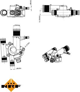 NRF 725059 - Termostaatti, jäähdytysneste parts5.com