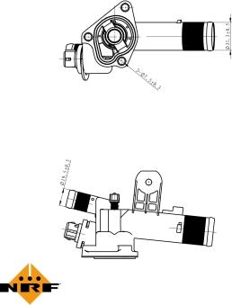 NRF 725056 - Termostat chladenia parts5.com