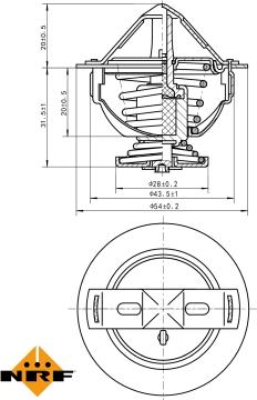 NRF 725060 - Termostat, hladilno sredstvo parts5.com