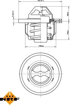 NRF 725150 - Termostato, refrigerante parts5.com