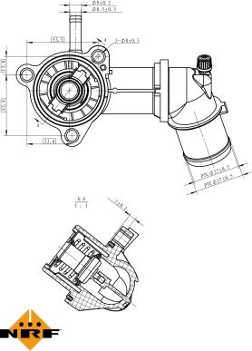 NRF 725164 - Termostat, rashladna tečnost parts5.com