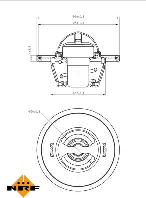 NRF 725135 - Θερμοστάτης, ψυκτικό υγρό parts5.com