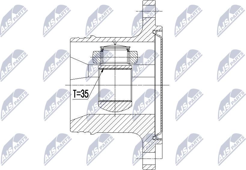 NTY NPW-CH-073 - Joint Kit, drive shaft parts5.com