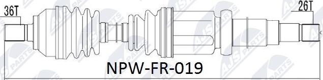 NTY NPW-FR-019 - Planetara parts5.com