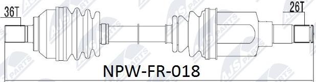 NTY NPW-FR-018 - Planetara parts5.com