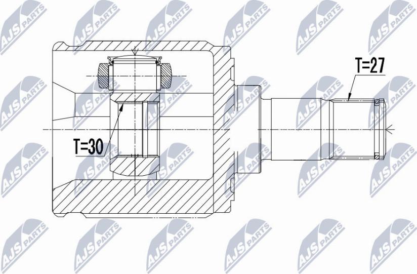 NTY NPW-HD-049 - Joint Kit, drive shaft parts5.com