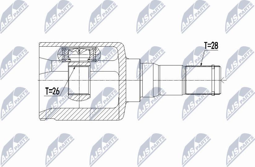 NTY NPW-VV-070 - Set articulatie, planetara parts5.com