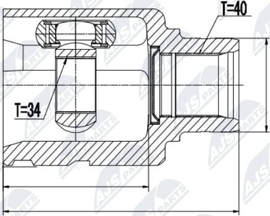 NTY NPW-VW-027 - Juego de articulación, árbol de transmisión parts5.com