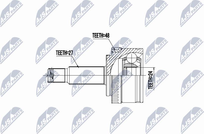 NTY NPZ-HY-552 - Set articulatie, planetara parts5.com