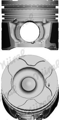 Nüral 87-424000-00 - Kolben parts5.com