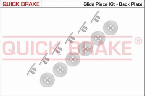 OJD Quick Brake 6858K - Sada príslużenstva brzdovej čeľuste parts5.com