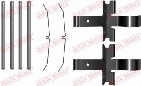 OJD Quick Brake 109-0081 - Aksesuar seti, diskli fren balatası parts5.com